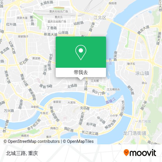 北城三路地图