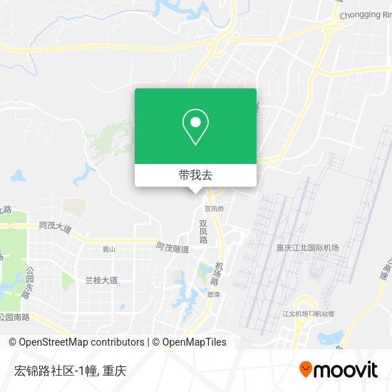 宏锦路社区-1幢地图