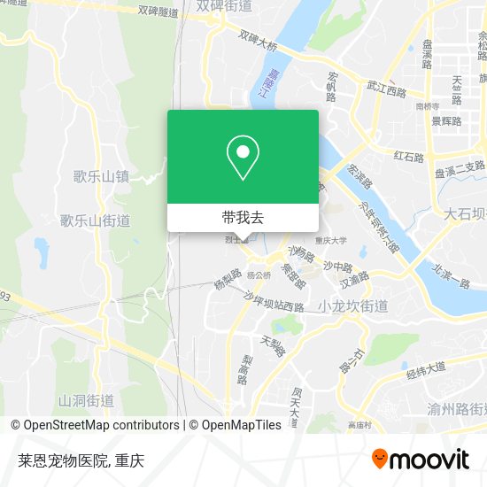 莱恩宠物医院地图