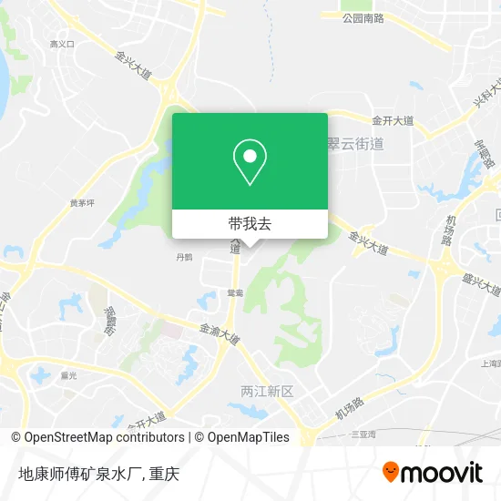 地康师傅矿泉水厂地图