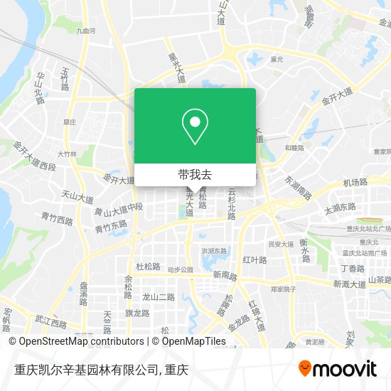 重庆凯尔辛基园林有限公司地图
