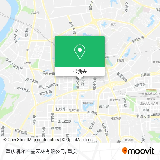 重庆凯尔辛基园林有限公司地图