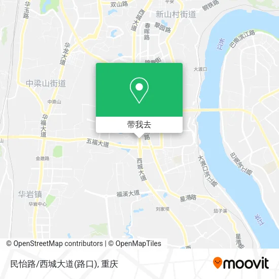 民怡路/西城大道(路口)地图