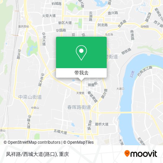 凤祥路/西城大道(路口)地图