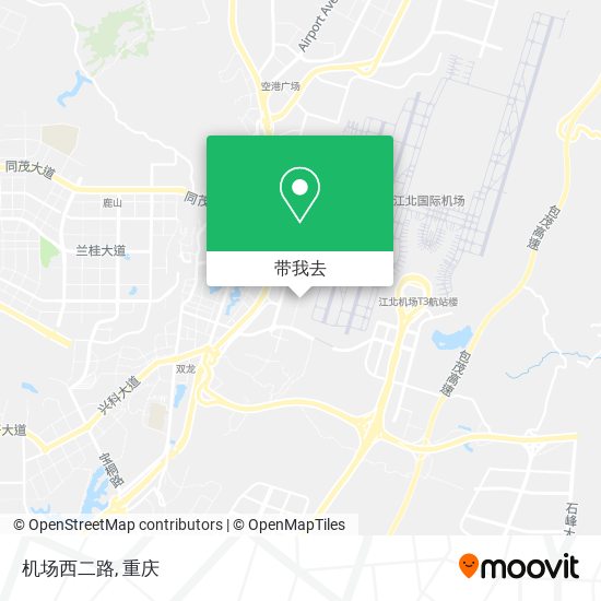 机场西二路地图