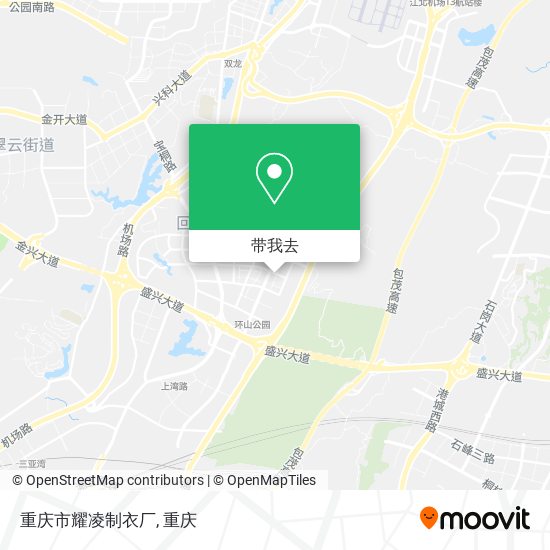 重庆市耀凌制衣厂地图
