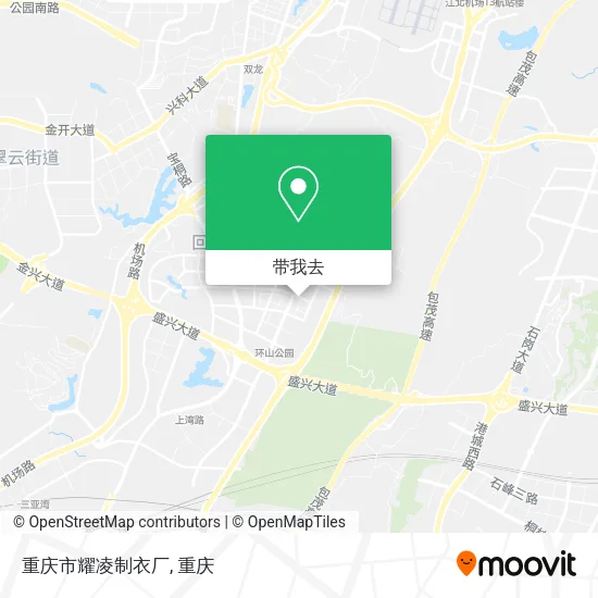 重庆市耀凌制衣厂地图