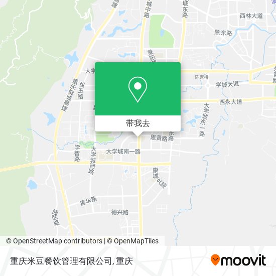重庆米豆餐饮管理有限公司地图