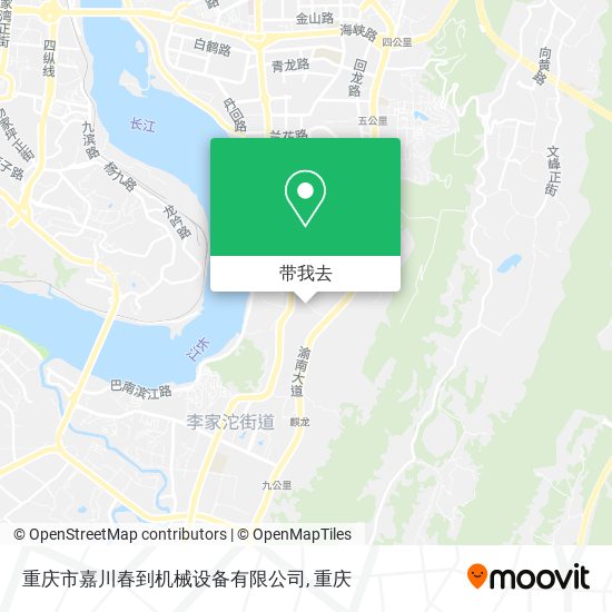 重庆市嘉川春到机械设备有限公司地图