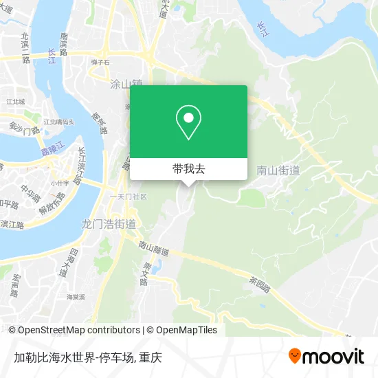 加勒比海水世界-停车场地图