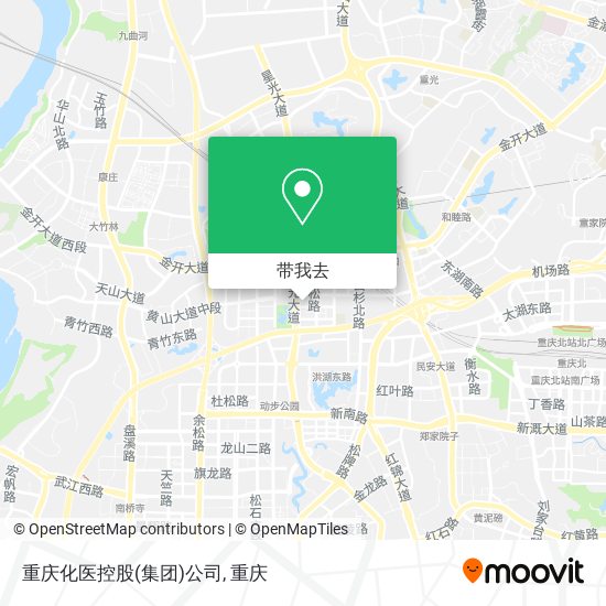 重庆化医控股(集团)公司地图
