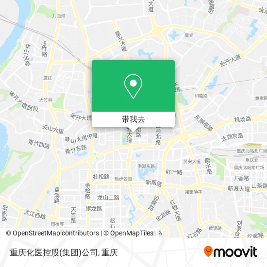 重庆化医控股(集团)公司地图