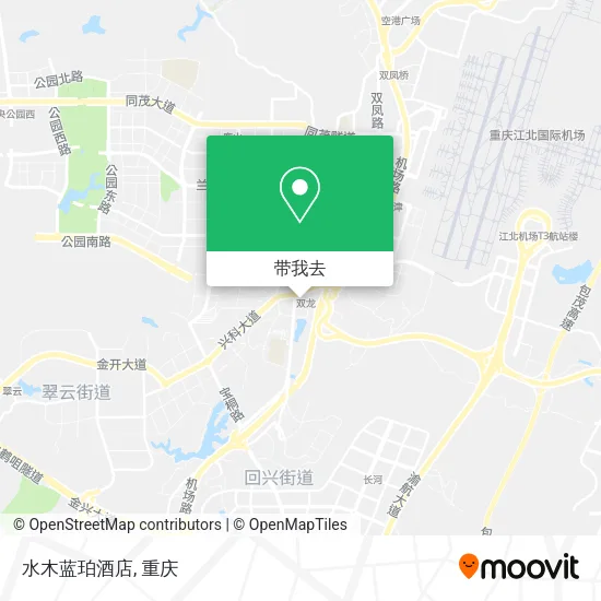 水木蓝珀酒店地图