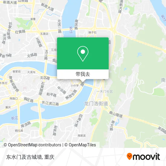东水门及古城墙地图