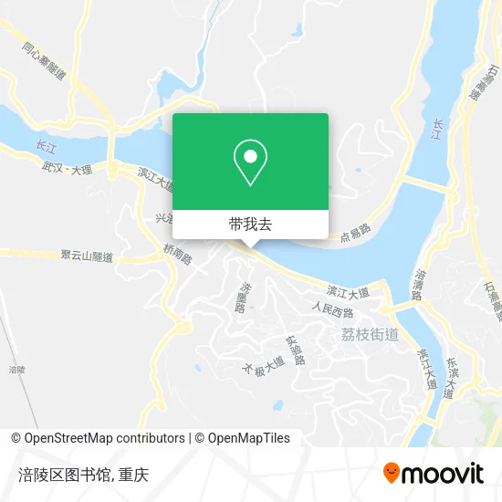 涪陵区图书馆地图