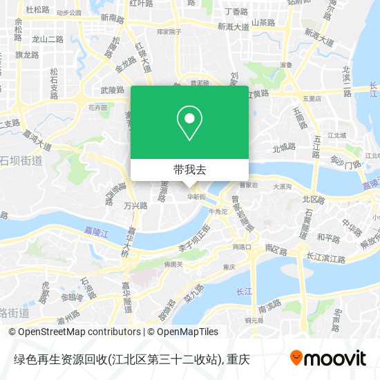 绿色再生资源回收(江北区第三十二收站)地图