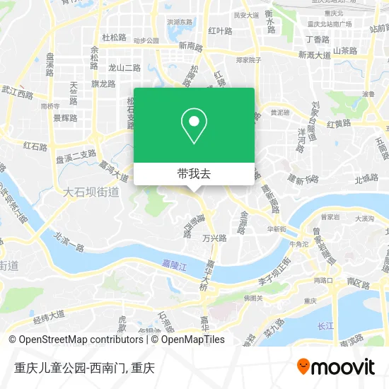 重庆儿童公园-西南门地图