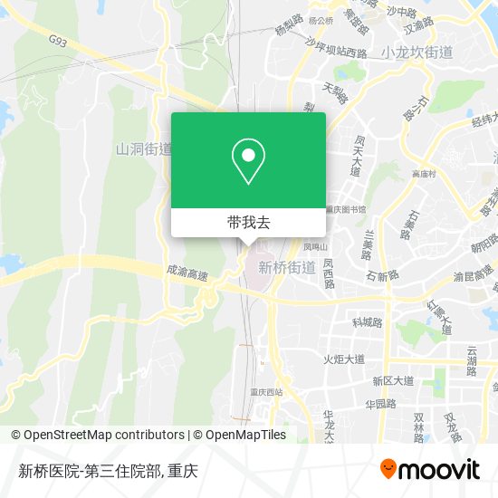 新桥医院-第三住院部地图
