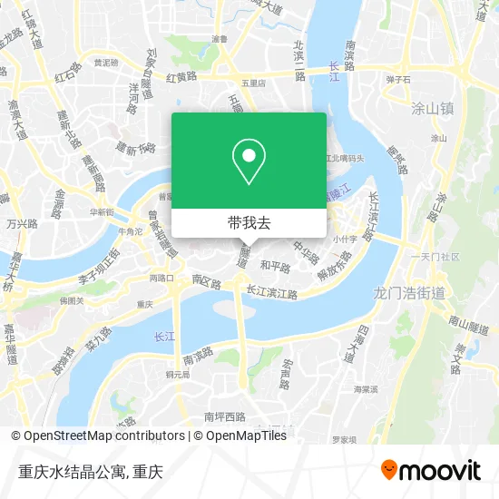 重庆水结晶公寓地图