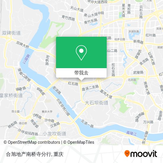 合旭地产南桥寺分行地图