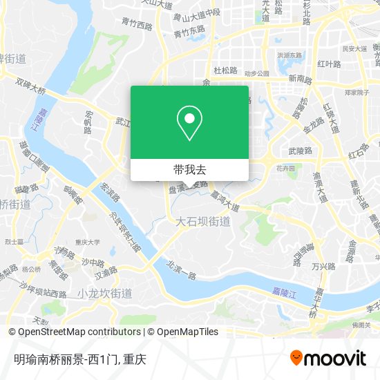 明瑜南桥丽景-西1门地图
