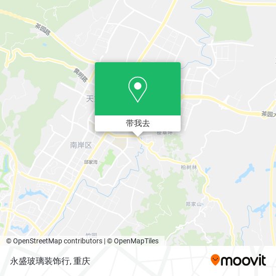 永盛玻璃装饰行地图