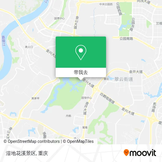 湿地花溪景区地图