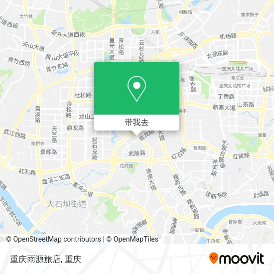 重庆雨源旅店地图