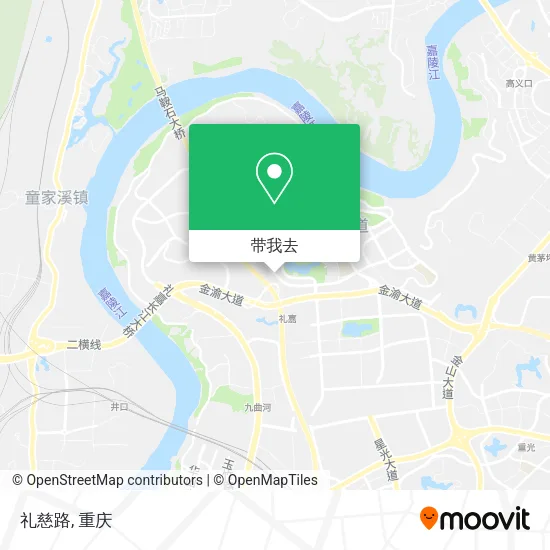 礼慈路地图