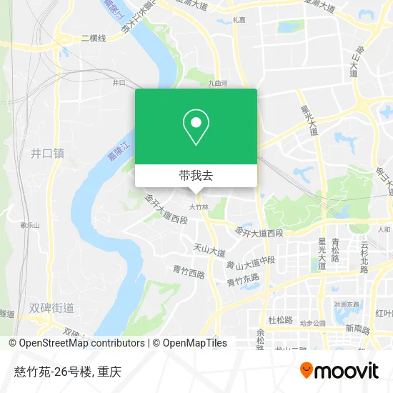慈竹苑-26号楼地图