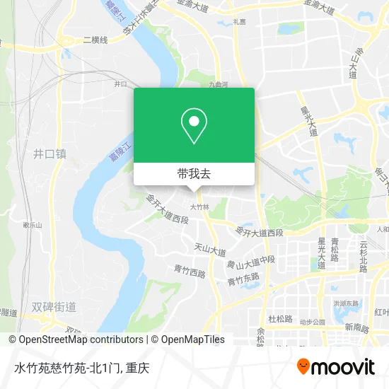 水竹苑慈竹苑-北1门地图