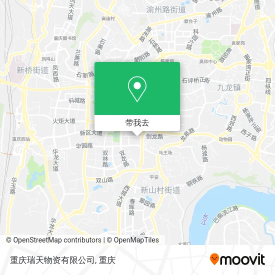 重庆瑞天物资有限公司地图