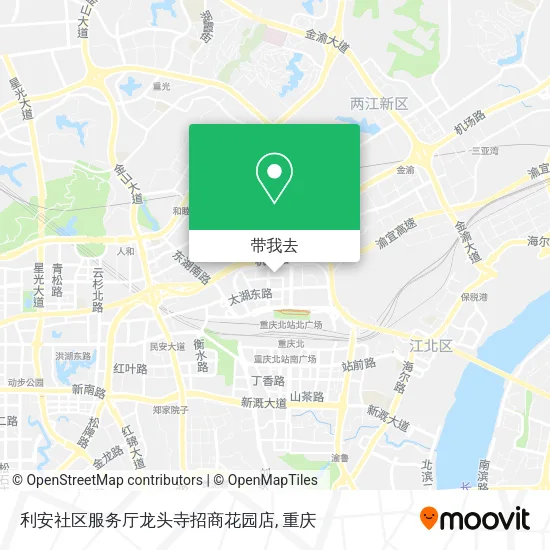 利安社区服务厅龙头寺招商花园店地图