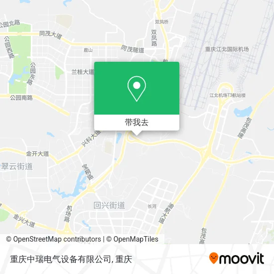 重庆中瑞电气设备有限公司地图