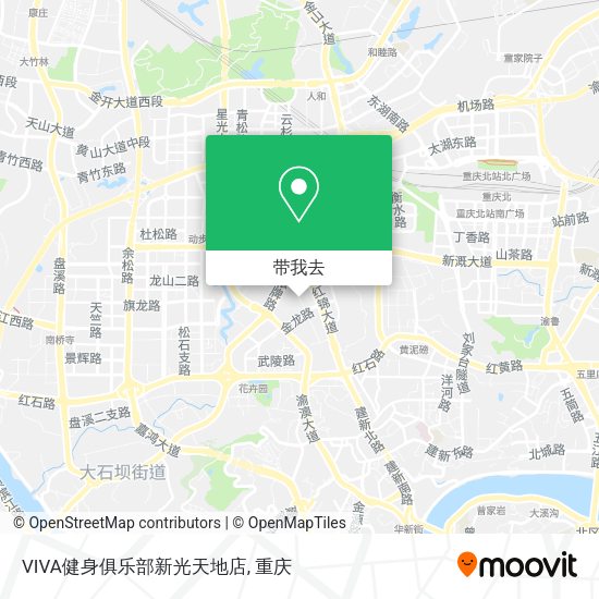 VIVA健身俱乐部新光天地店地图
