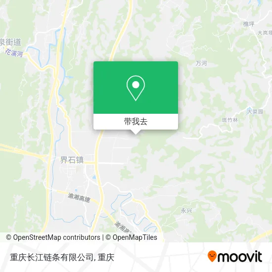 重庆长江链条有限公司地图