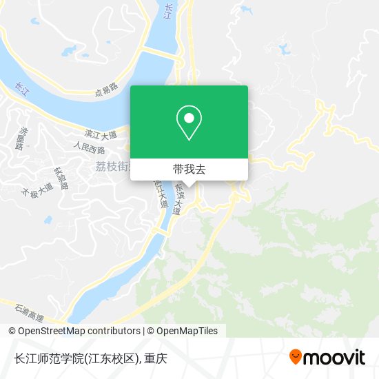 长江师范学院(江东校区)地图