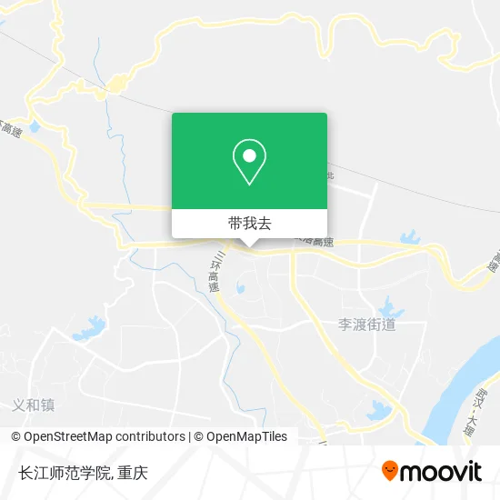 长江师范学院地图