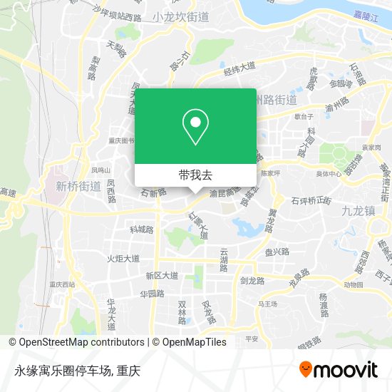 永缘寓乐圈停车场地图