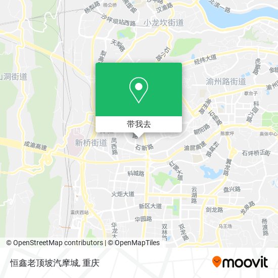 恒鑫老顶坡汽摩城地图