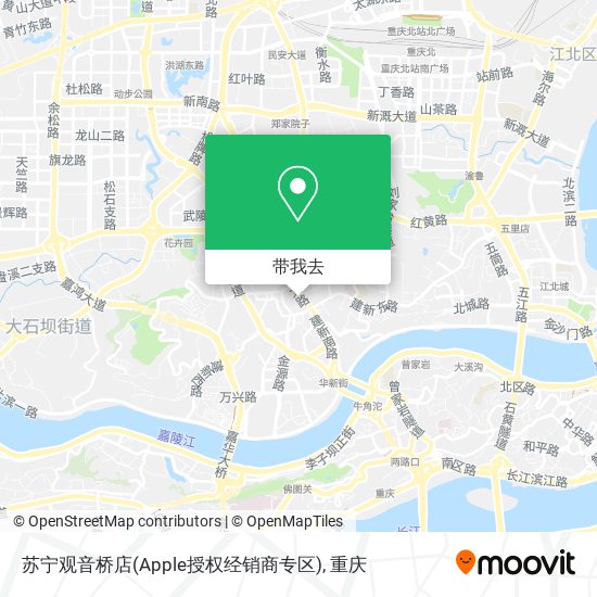 苏宁观音桥店(Apple授权经销商专区)地图