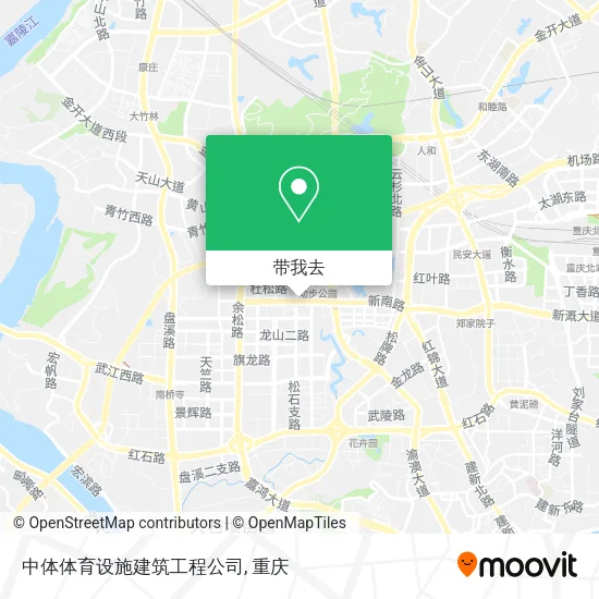 中体体育设施建筑工程公司地图