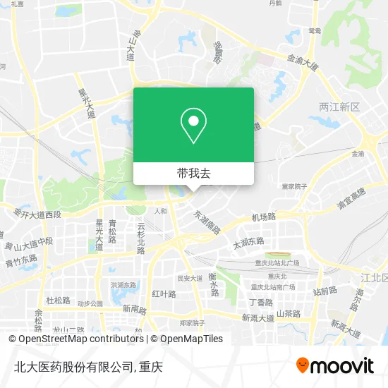 北大医药股份有限公司地图