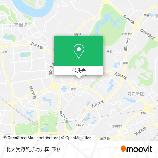 北大资源凯斯幼儿园地图