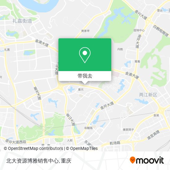 北大资源博雅销售中心地图