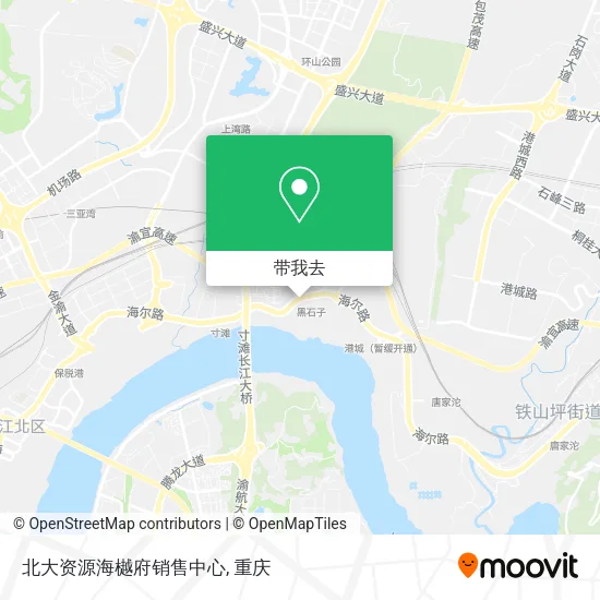 北大资源海樾府销售中心地图