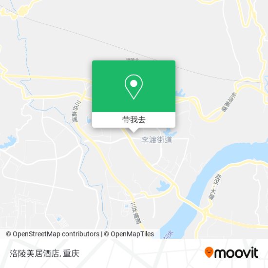 涪陵美居酒店地图