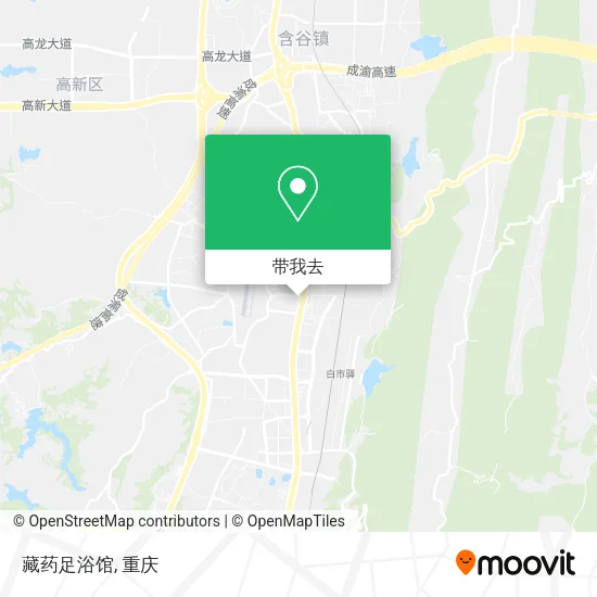 藏药足浴馆地图