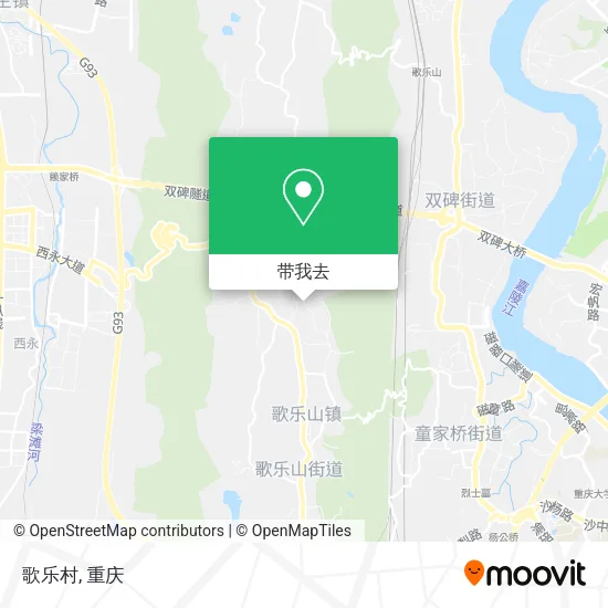 歌乐村地图