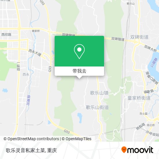 歌乐灵音私家土菜地图
